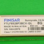 Finisar 8GB Fiber Channel 850nm SFP Optical Transceiver FTLF8528P3BCV-QL