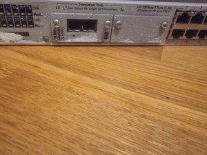 HP procurve switch 2524 (J4813A) with 100-FX SC transceiver (J4853A)