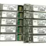Lot of 10 Cisco DS-SFP-FC8G-SW 8Gbps FC 850nm SFP+ Optical Transceiver (AMX)