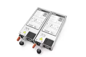 LOT OF 2 Dell PowerEdge R520 750W 80+ Plus Platinum Power Supply PSU 0F9F51