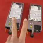 Lot of 2 Dell PowerEdge L750E-S1 750W 80 Plus Platinum Switching Power Supplies