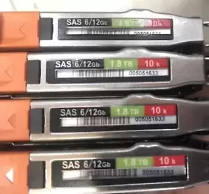 EMC UNITY 005051633 1.8TB 10K 12GBps 2.5" SAS HDD 005051633 D3-2S10-1800