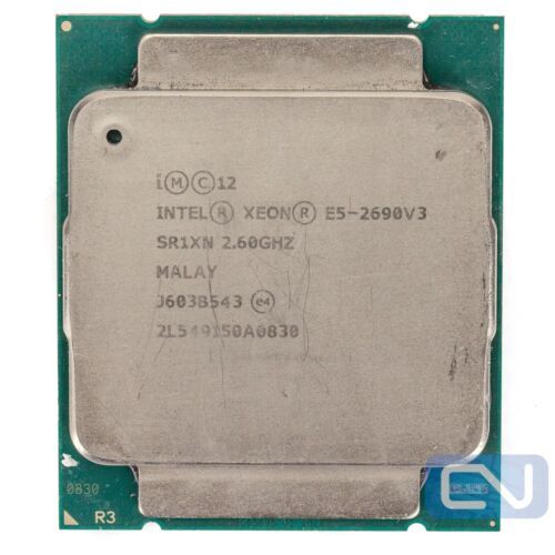 Intel Xeon E5-2690 v3 12 Core 30MB 2.6GHz SR1XN LGA 2011-3 B Grade CPU ...