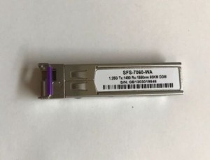 SFP Gigabit transceiver WDM A 60Km BiDirectional T:1490/R:1550nm DDM Cisco comp