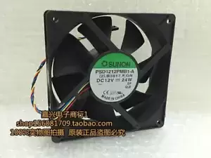 1pcs SUNON PSD1212PMB1-A 12V 24W 12CM 12038 4-wire Dell Server Cooling Fan