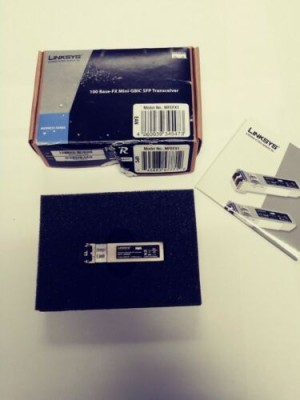 Linksys MFEFX1 100BASE-FX SFP mini GBIC transceiver cisco