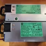 LOT OF 2 HP 1200W Common Slot Platinum Plus Power Supply