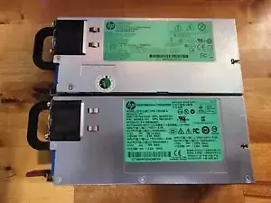 LOT OF 2 HP 1200W Common Slot Platinum Plus Power Supply