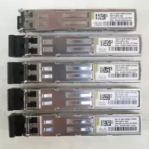 *Lot of 5* Cisco GLC-SX-MM COM 30-1301-04 1000BASE-SX Transceiver 850nm 1.25Gbps