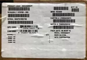 Intel HNS2600KPF Rack, Socket R3, 145 W Compute Module NEW BROWN BOX