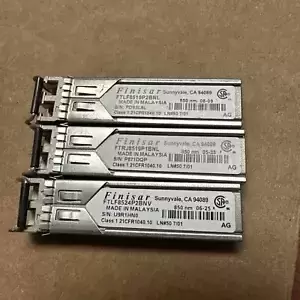 LOT OF 3 FINISAR FTLF8524P2BNV 4GB SFP GBIC FIBER CHANNEL TRANSCEIVER I3-4