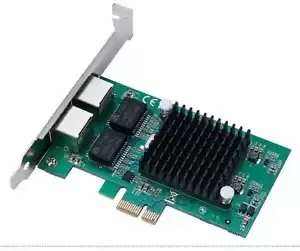DIEWU PCIE server Gigabit dual port ROS PCI-E Intel intel82575 network card/576