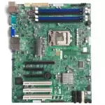 Supermicro X9SCA-F single-channel for workstation server CPU C204 1155 pin