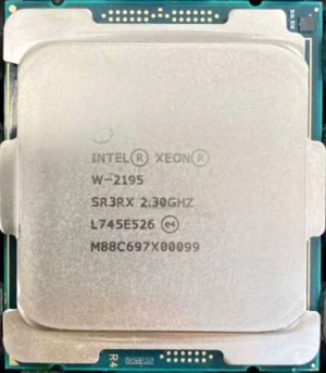 Intel Xeon W-2195 2.3ghz sr3rx 18-core 24.75mb lga-2066 server CPU processor