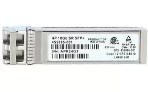 455883-B21/455885-001/456096-001 HPE BladeSystem 10Gb SR SFP+ LC Transceiver