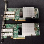 Lot of 2 HP NC523SFP QLE3242-HP 10GB Dual Port Server Adapters