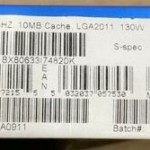 Intel BX80633I74820K SR1AU Core i7-4820K Processor 10M Cache, up to 3.90 GHz NEW