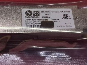 HP X140 40G QSFP+MPO SR4 Transceiver
