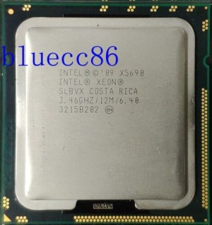 Intel Xeon X5690 SLBVX 3.46GHz 6 Core 6.4GT/s 12MB 1333GHz LGA1366 CPU Processor