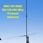 BRC HP-2000 Triple Band VHF/UHF 6Meter/2meter/70cm Ham Radio Base Antenna