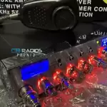 Connex 3300HP 10 Meter Radio - RED NITRO LIGHT RINGS + PERFORMANCE TUNED dimmer
