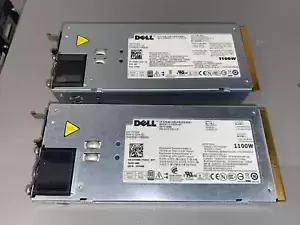 Lot of 2 - Dell 1100W 80 Plus Hot Plug Power Supplies  PN: TCVRR