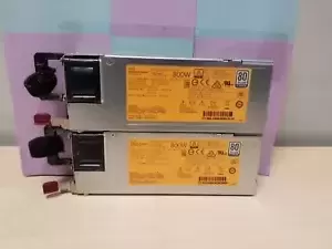 LOT OF 2 HP 800W Power Supply 723600-101/723599-001 #B431