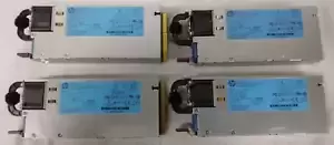 Lot of 4 HP 460W Common Slot Platinum Plus Server Power Supplies HSTNS PL28
