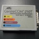 CentreCOM 210T AUI RJ-45 Transceiver Cisco 2511 2500 CenterCom Screw YR Warranty