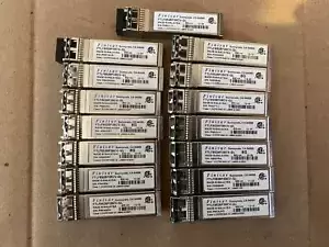 LOT OF 15 FINISAR FTLF8528P3BCV 8GB FC 850NM SFP+ TRANSCEIVER MODULE J4-7(9)