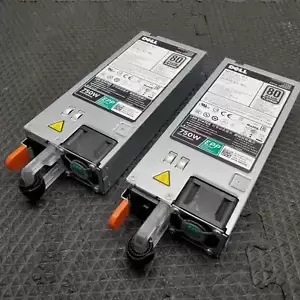 LOT 2X Dell PowerEdge Power Supply - 750W - 94% EPP 08H33M R630 R730 T430 T630