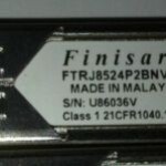 11x Finisar FTRJ8524P2BNV 4Gb Shortwave 850nm SFP Transceivers