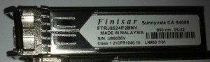 11x Finisar FTRJ8524P2BNV 4Gb Shortwave 850nm SFP Transceivers