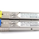 BIDI 1.25G-1550NM/1310NM-40KM-DDM-SC COMPATIBLE CISCO 1PAIR OPTICAL TRANSCEIVER