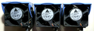 3X Dell W5451 Server Case Cooling DC Brushless AFB0612EHE Fan H2401