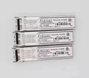Finisar FTLF8524P2BNV 4GB SFP GBIC Fiber Channel Transceiver (Lot of 3)