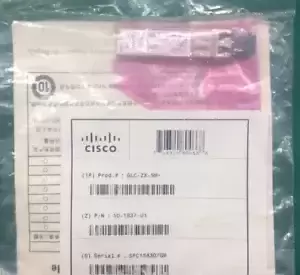 QTY 1 New Sealed in Bag Genuine Cisco GLC-ZX-SM TRANSCEIVER MODULE