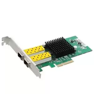 2 Ports SFP Network 1G Fiber Optic Adapter PCIe 4X Server Lan Card Intel 82576