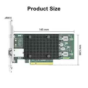 For Intel X540-T1 Ethernet Network Adapter Card, w/ Intel X540-BT1 Chip 10G SFP+