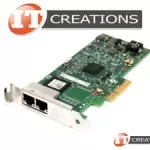 DELL INTEL I350-T2 1000BASE-T DUAL PORT ETHERNET SERVER ADAPTER DCK42-LOW P
