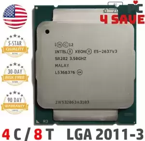 Intel Xeon E5-2637 V3 SR202 3.50GHz 15M Quad-Core LGA 2011-3 R3 Server CPU 135W