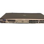 HP Procurve 2324 10/100 switch 24 ports+ 2 transceiver custom input opt sections