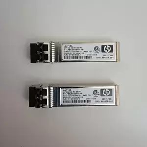 Lot of 2 - HP AJ718-63001 8Gbps SW FC SFP Transceiver Module