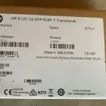 LOT OF 4 NEW IN BOX ORIGINAL HP SFP JD089B X120 1G SFP RJ45 T Transceiver