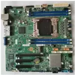For Supermicro X10SRM-F Server Motherboard Intel C612 Chipset LGA 2011 Micro-ATX