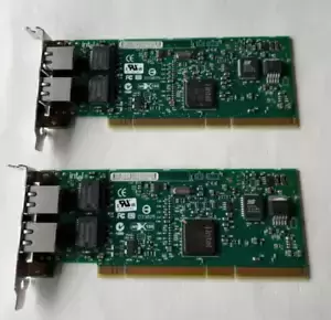 Intel PWLA8492MTBLK5 PRO/1000 MT PCI-X Gigabit Ethernet Server Adapter Lot of 2