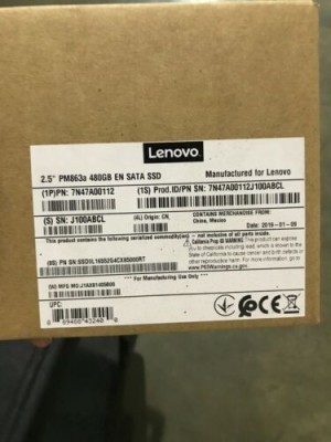 Lenovo 480GB ThinkSystem SATA 6Gbs 2.5" HS SSD 7N47A00112 00YK195