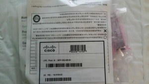CISCO SFP-10G-SR-S TRANSCEIVER MODULE (We buy and sell Cisco)