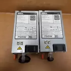 Lot of 2 DELL D750E-S1 750W 80 Plus Platinum Server Power Supply #J1229