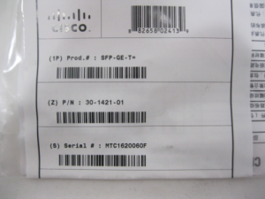 New! Genuine Cisco SFP-GE-T GB RJ-45 transceiver - Ships Fast!